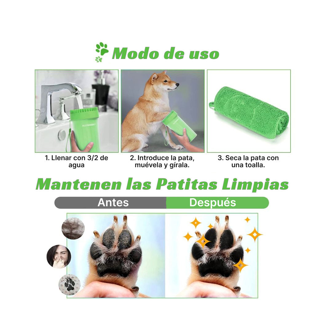 Limpiador De Patas Mascota