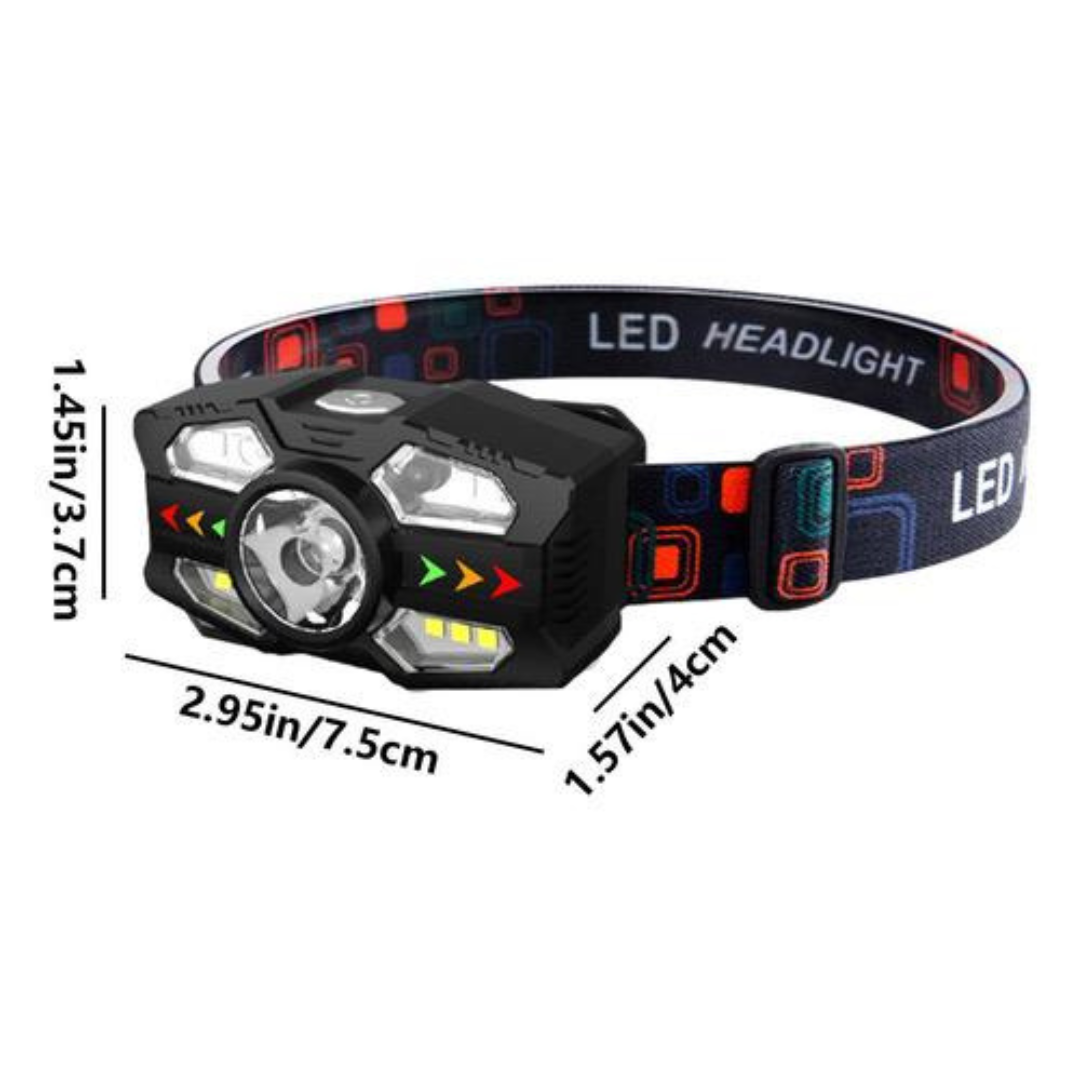 Linterna Frontal Con Sensor De Movimiento