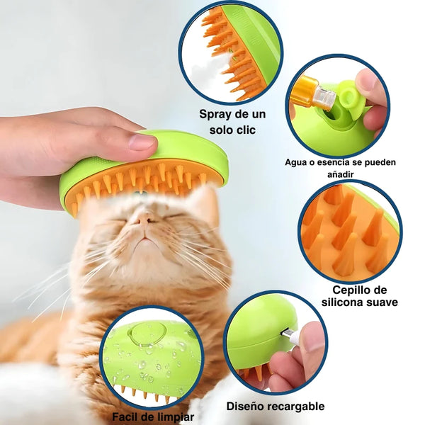 Cepillo de vapor para Mascotas Usb